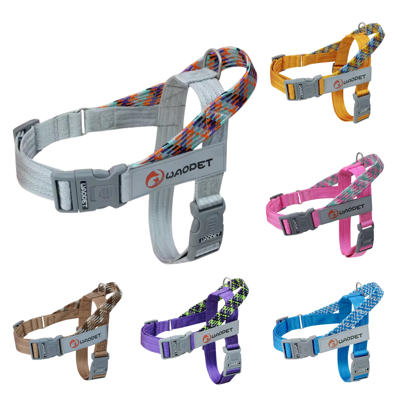 国内発送 + 2個目半額セール！】GO! with PUPPY 名前入りハーネス 紐