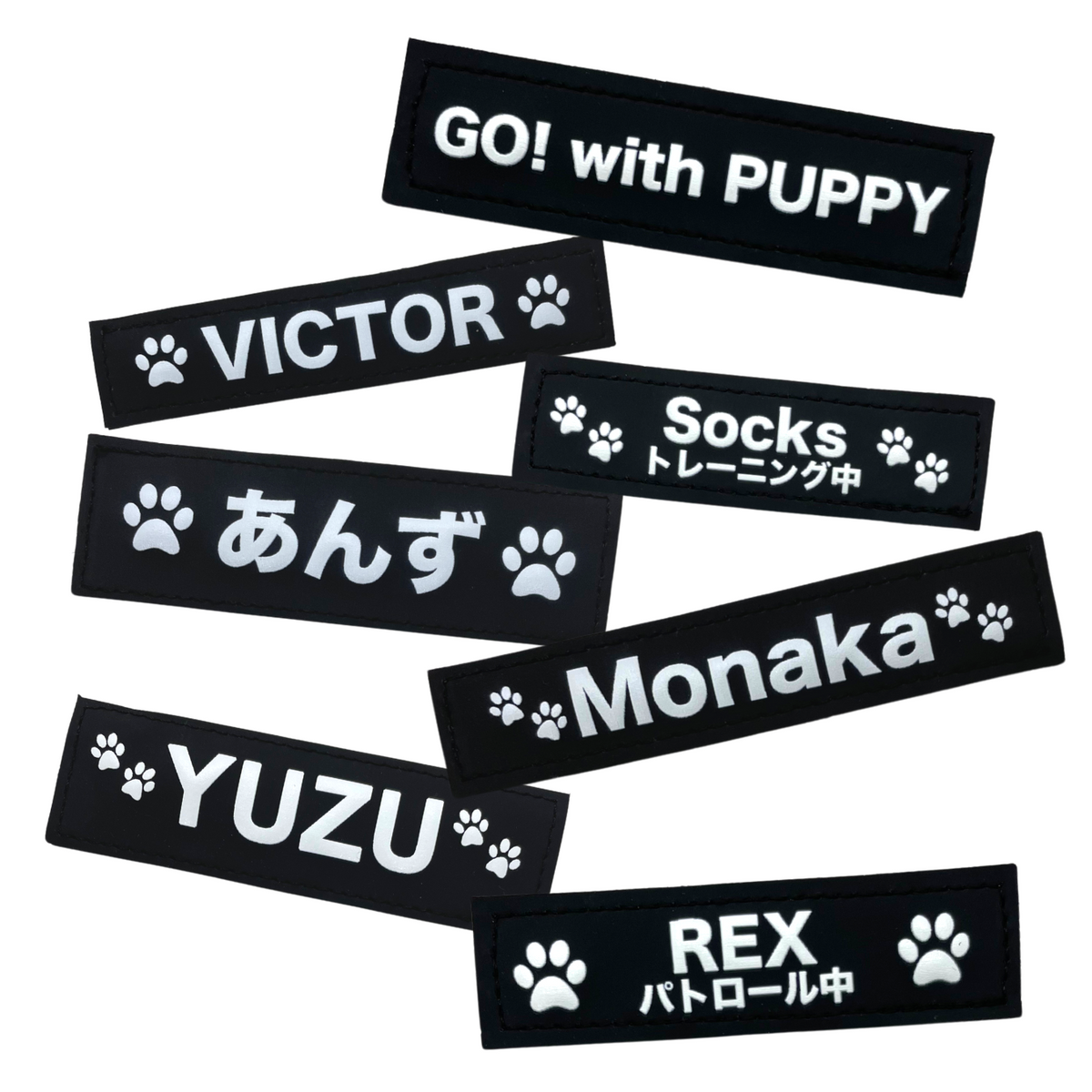 ハンドメイドネームタグ(マジックテープ)⑤